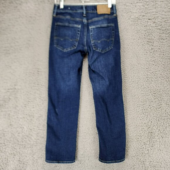 American Eagle Outfitters Jeans Mens 28x30 Dark Wash Stretch Low Rise Bootcut - Picture 8 of 16